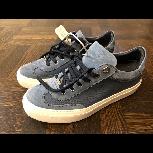 Jimmy Choo ace sneaker suede and canvas size 40.5 - Picture 7 of 7